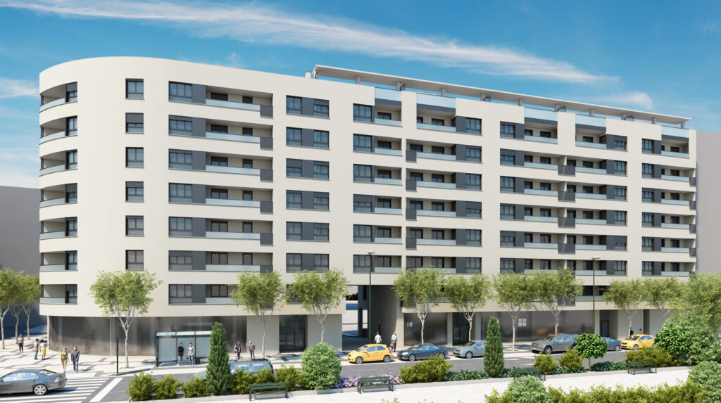 Cesáreo Alierta – Fachada edificio