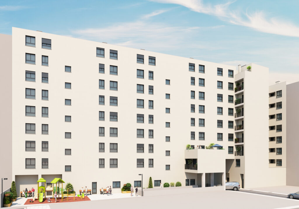 Cesáreo Alierta – Edificio con zona infantil